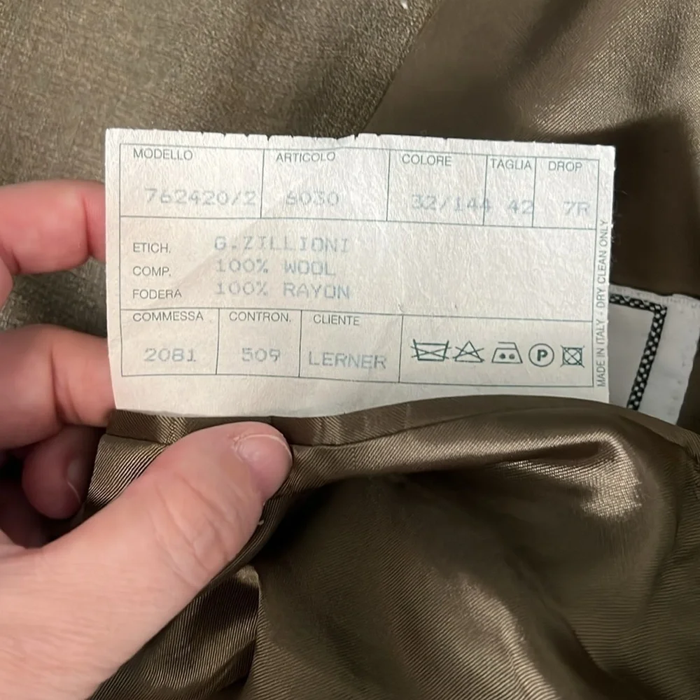 Giorgio Zillioni size 42r